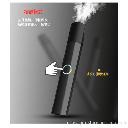 Disposable Vape Pod Electronic Cigarettes 500 Puffs 350mAh Rechargeable Battery Nic-salt CBD DIY Refillable